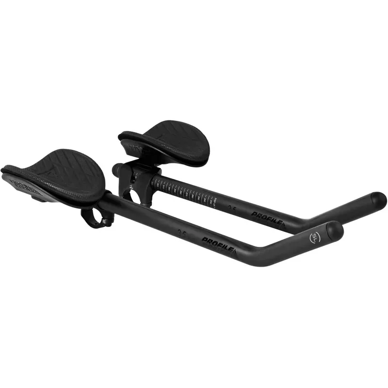 Profile Design Supersonic Ergo Plus Carbon Clip On Aerobar in Black