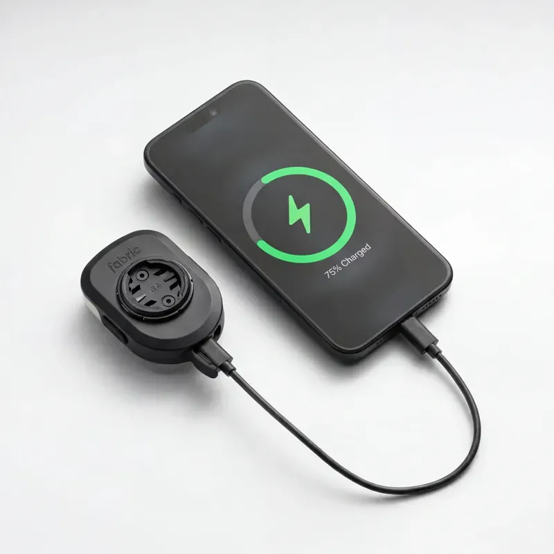 Fabric Lumaray V3 Headlight and Powerbank in Black-12